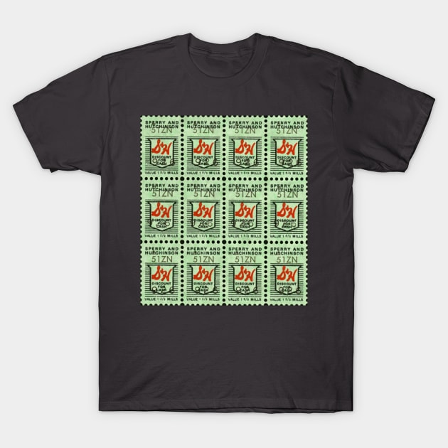 S&H Green Stamps T-Shirt by offsetvinylfilm